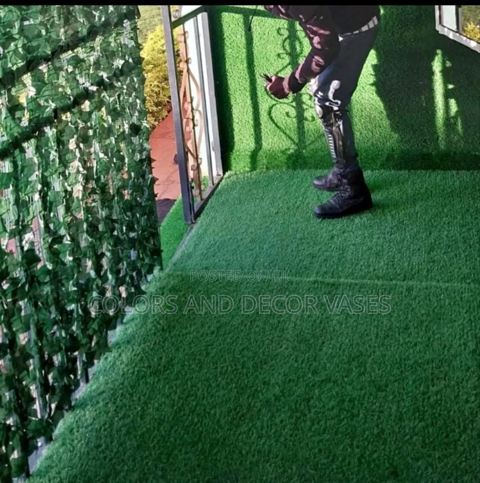 Carpet and Grass Panels Installation