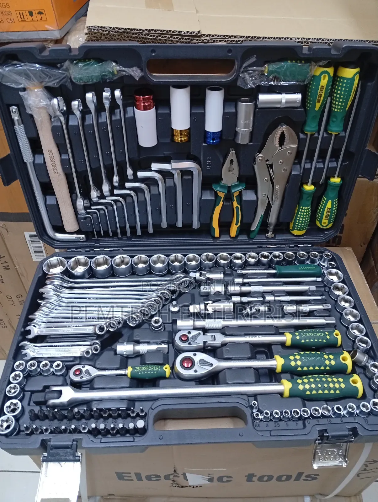 142+2pcs Professional Boss Force Tool Set