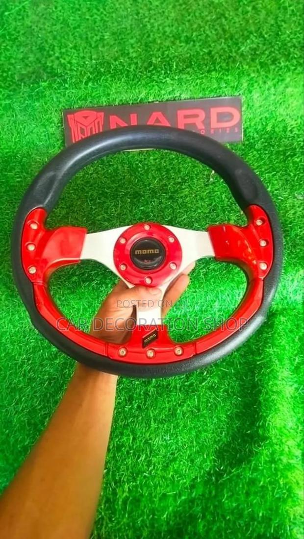 Momo Red Drifting Steering Wheel - thumbnail 2