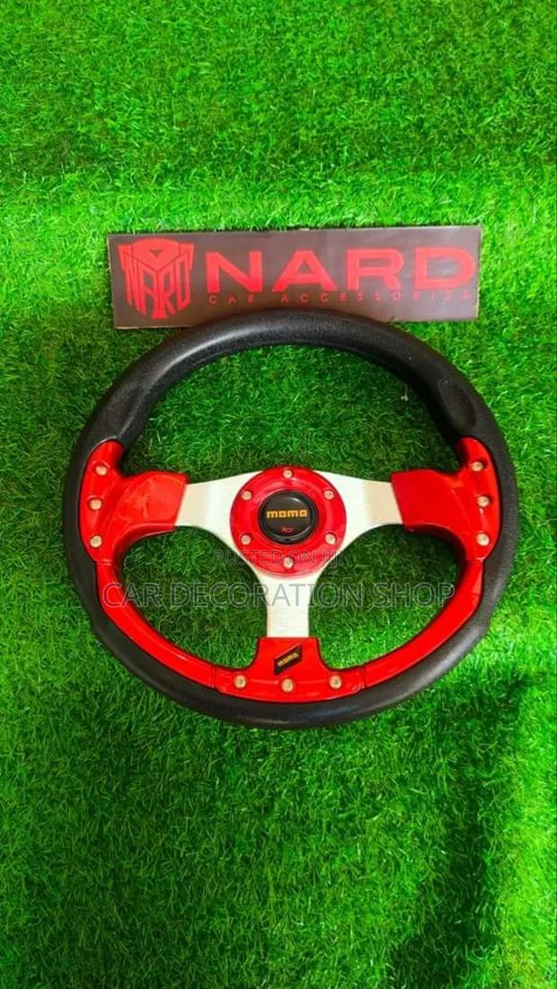 Momo Red Drifting Steering Wheel - thumbnail 3