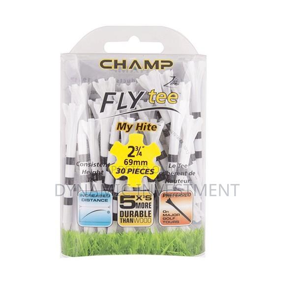 Champ Zarma My Hite Fly Golf Tees (69mm) (Pack of 30)