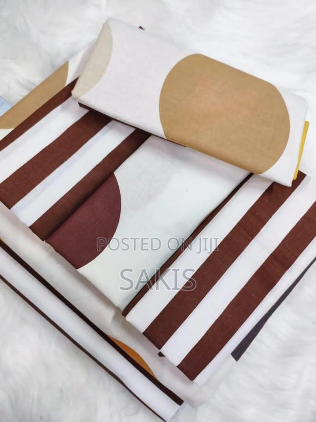 6 Piece Cotton Bedsheets! Size 6 X 7. Free Delivery - thumbnail 3