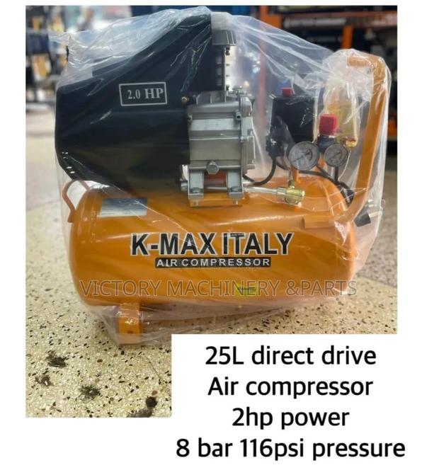 25l Direck Kmax Air Compressor 2hp Power 8bar 116psi