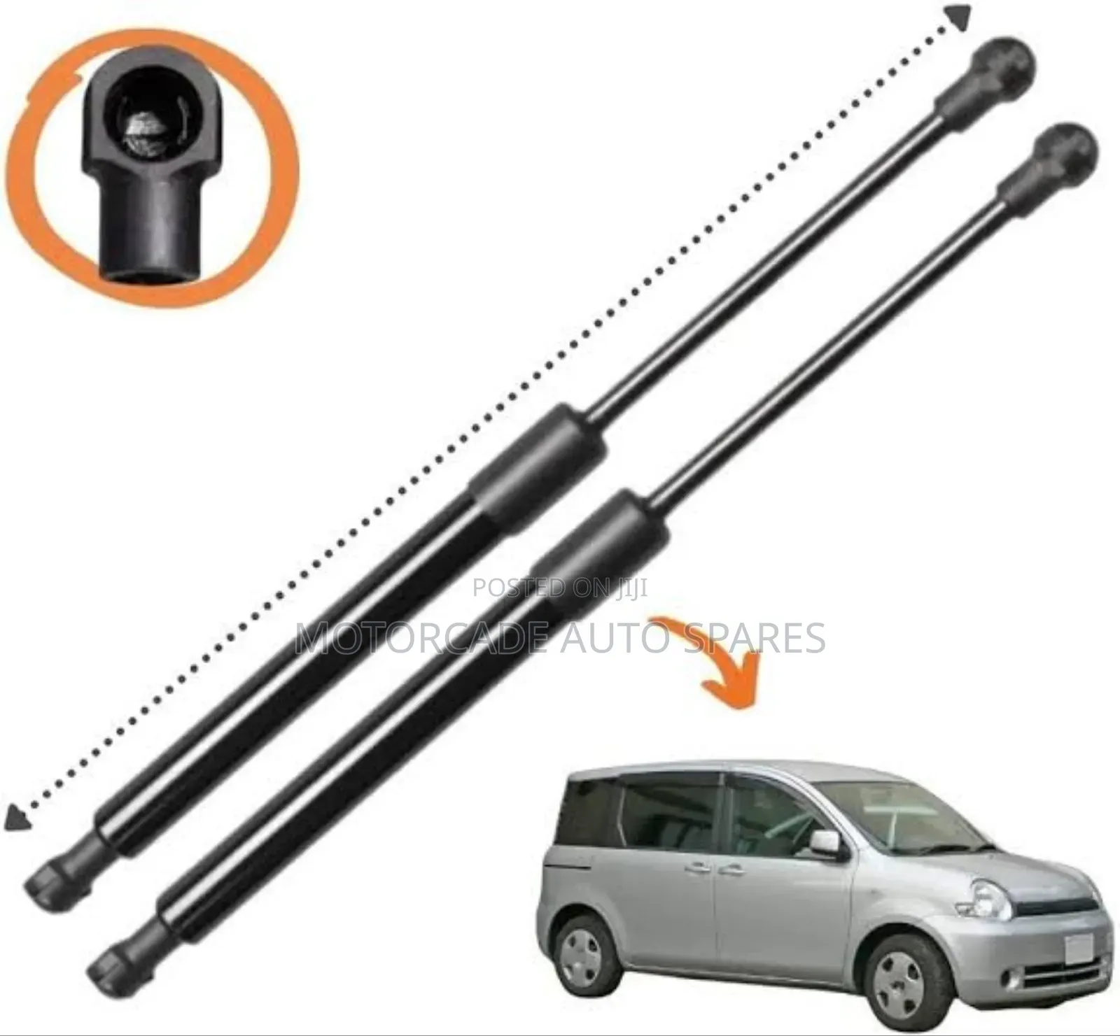 Toyota Sienta Boot Shocks Struts Set
