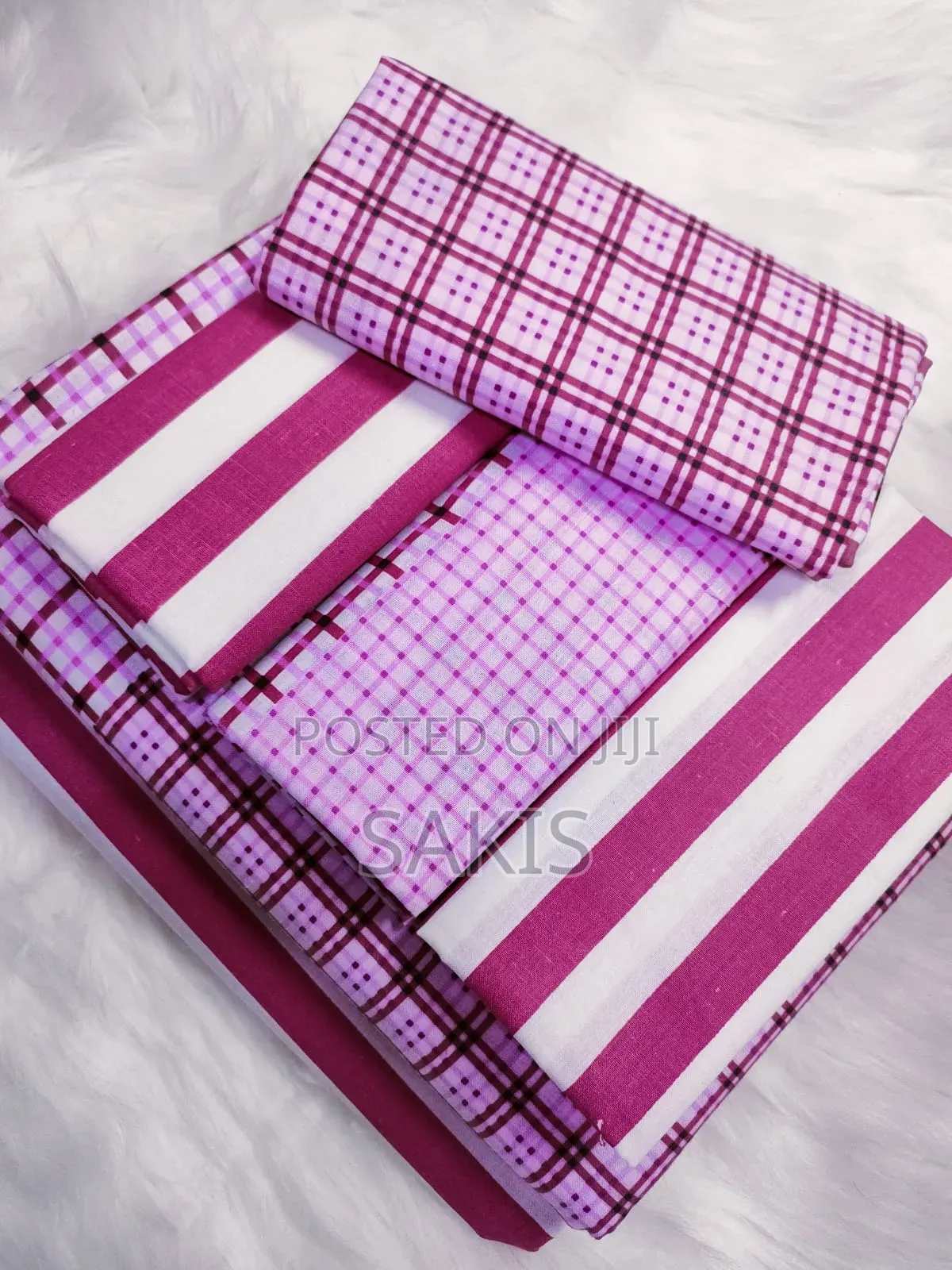 Six in One! Cotton Bedsheets (6ft X 7ft). Free Delivery