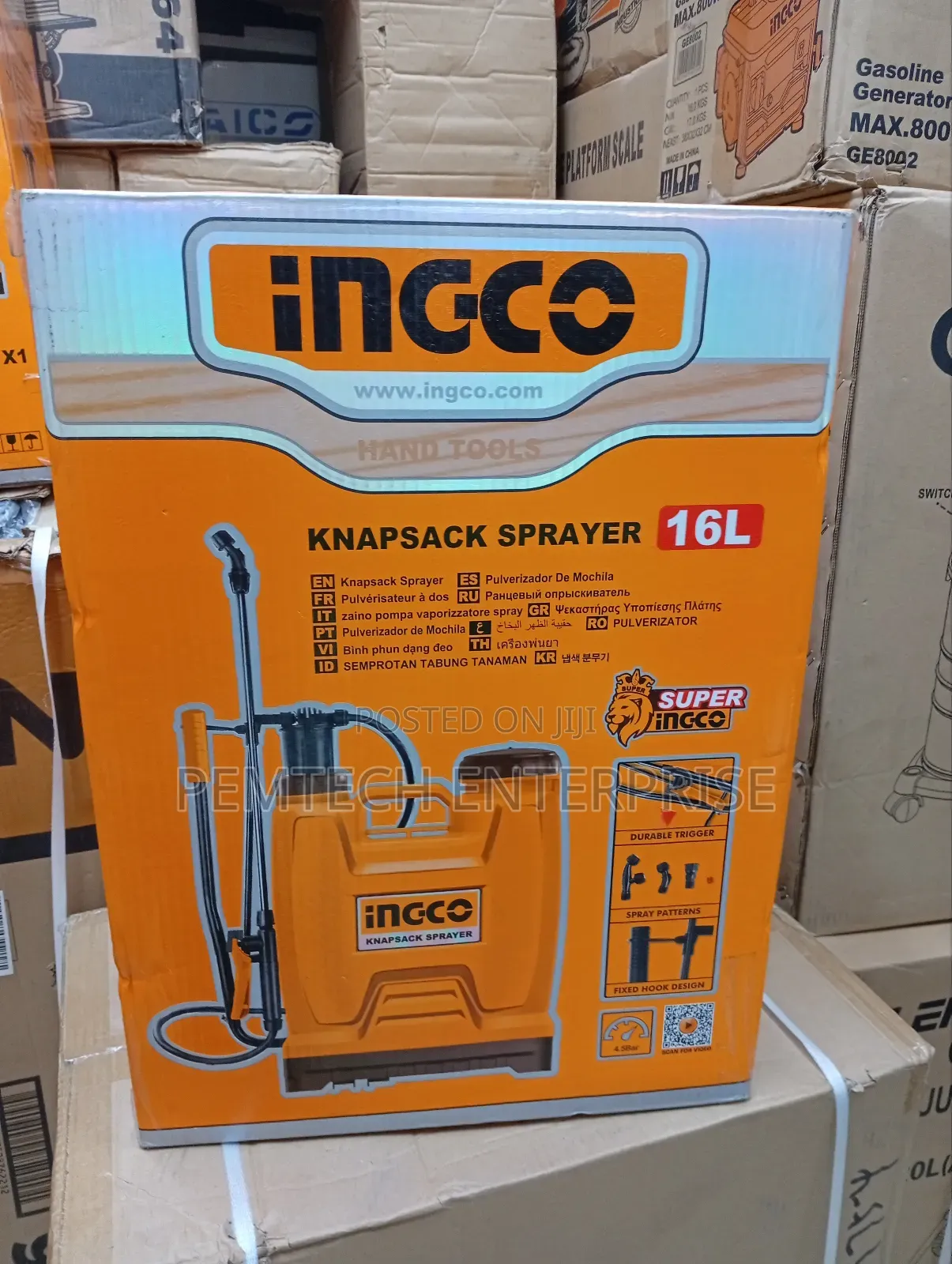 16l INGCO Knapsack Sprayer