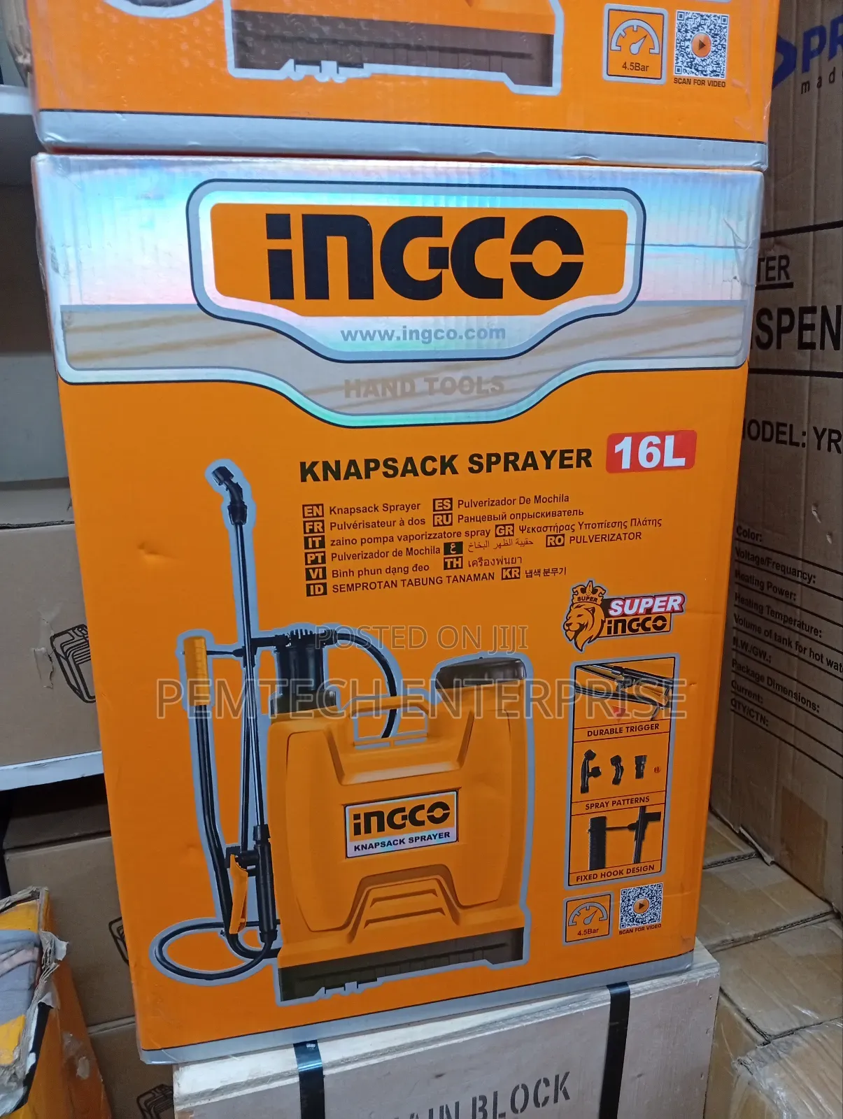 16l INGCO Knapsack Sprayer