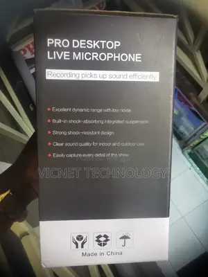 360° Omnidirectional Desktop Podcast Microphone With USB