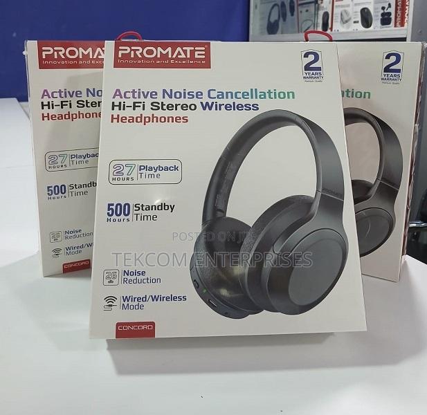 Promate Concord Noise Cancellation Wireless Headphones - main view