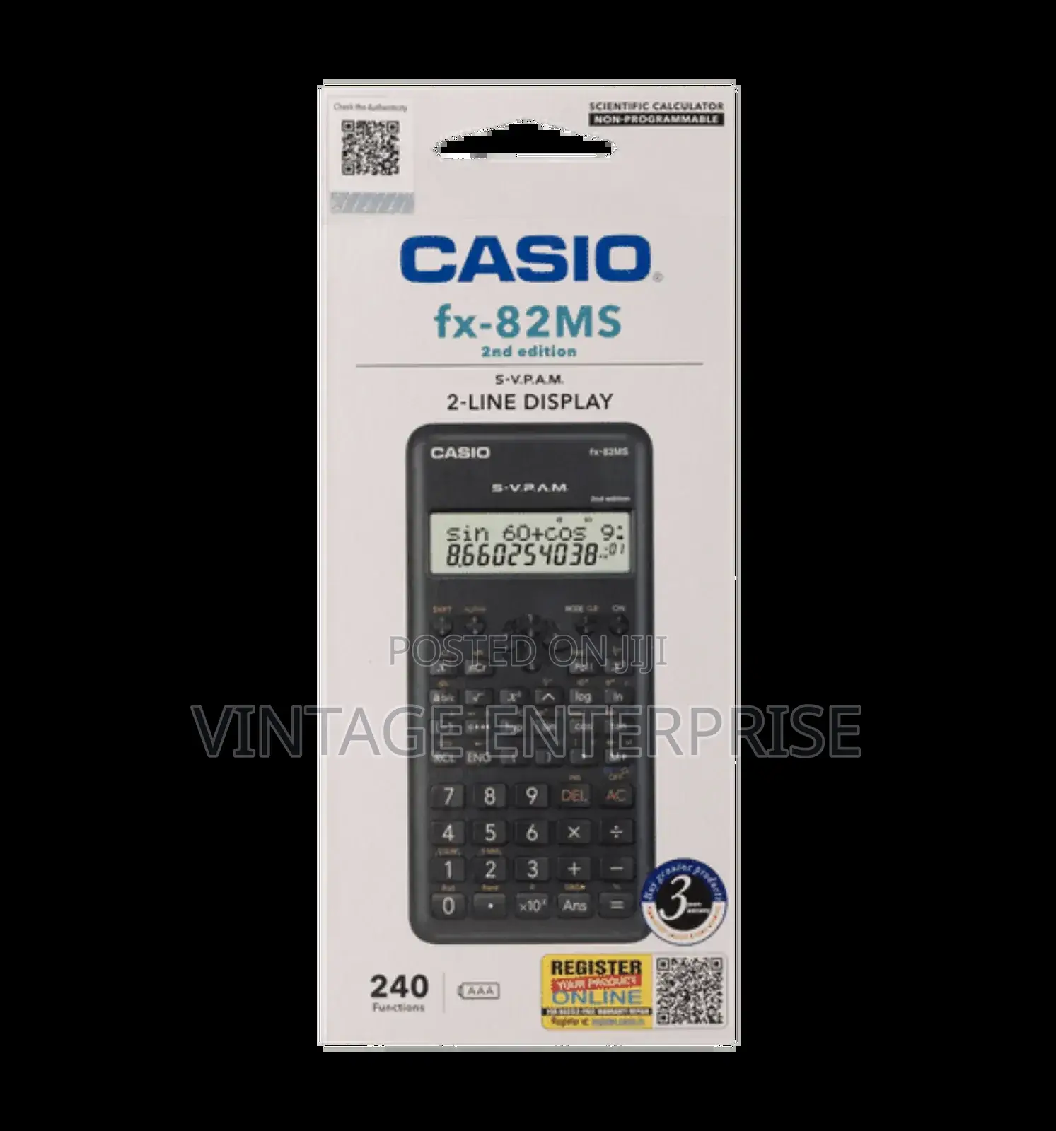Calculator Fx-82m2, Calculator