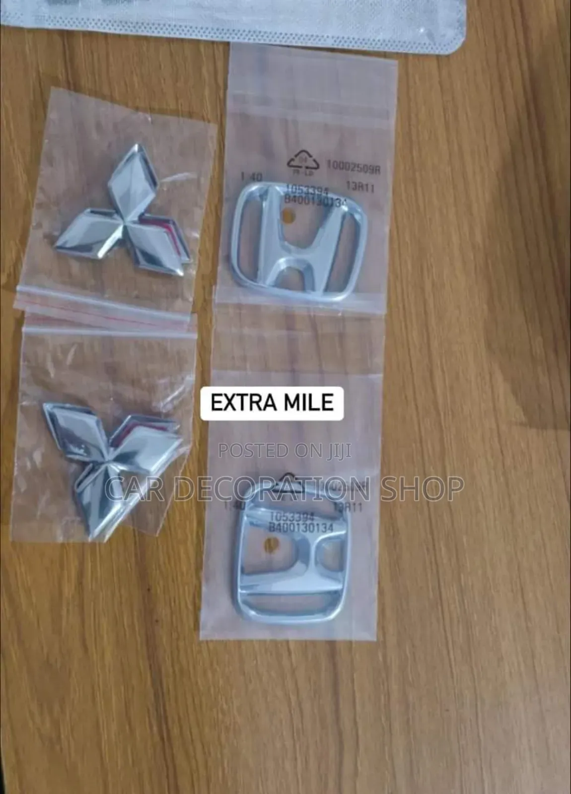Chrome Mitsubishi or Honda Body Logos