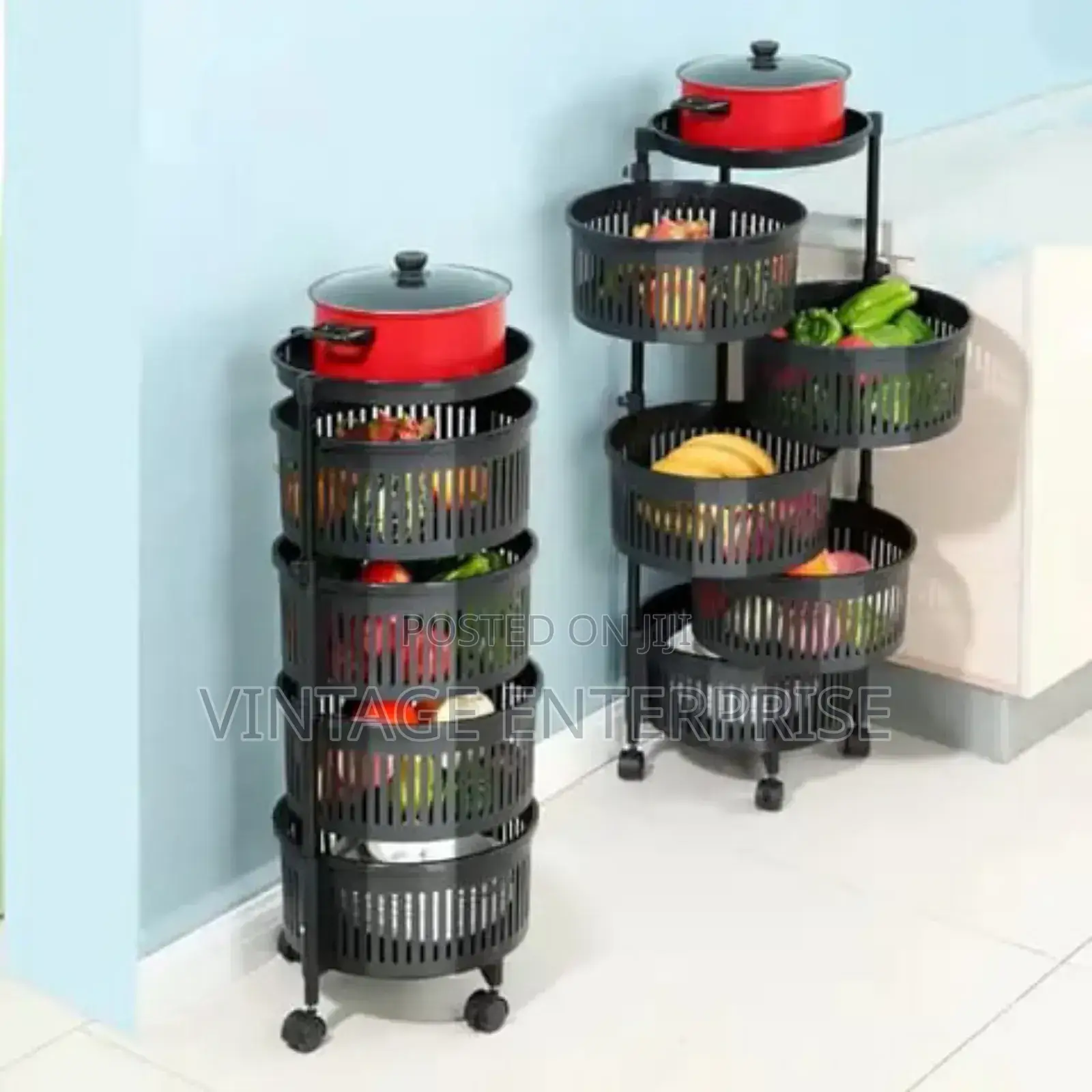 Fruit Rack 4tier Round Fruit Rack