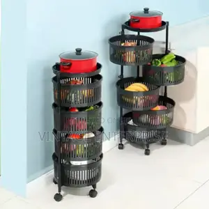 Fruit Rack 4tier Round Fruit Rack