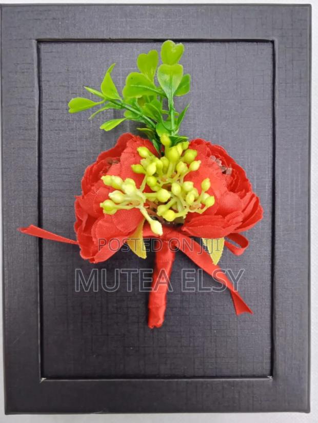White,Red,Purple Peach Lapel Flowers. - thumbnail 6