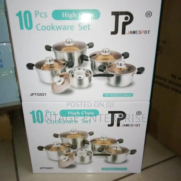 JP 10pcs High Class Cookware Set