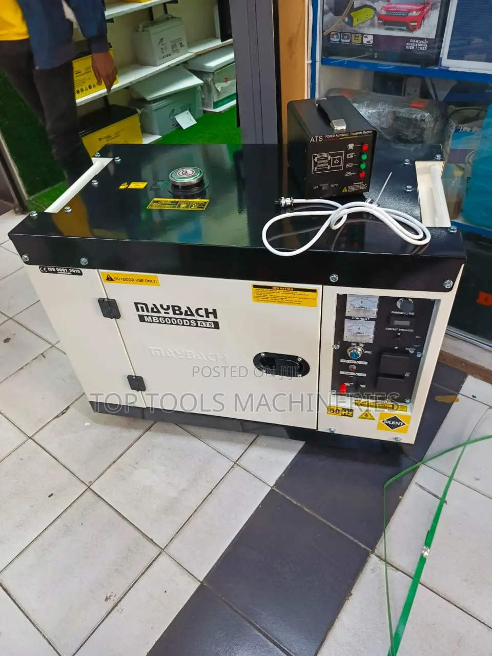 Maybach 10kva Diesel Silent Generator With ATS Single Phase