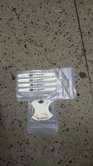 Clear Subaru Branded Door Handle ,Bowl Stickers