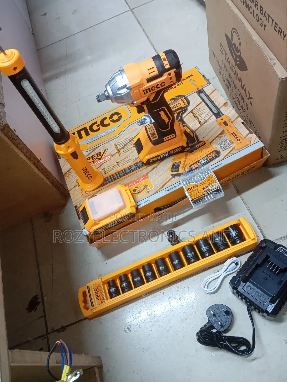 Commercial Cordless Impact Wrench 20v