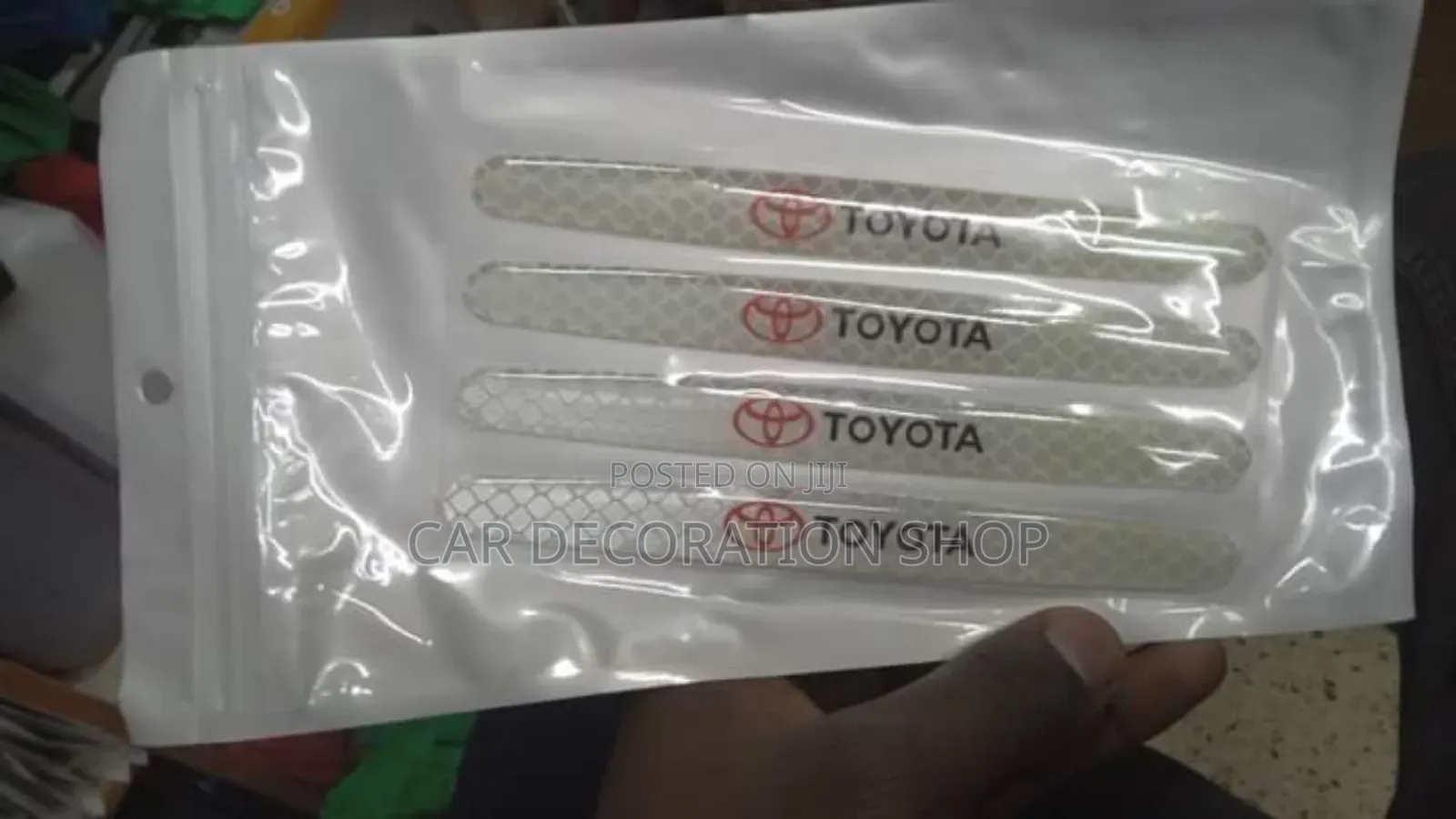 4pcs Toyota Door Handle Scratch Stickers