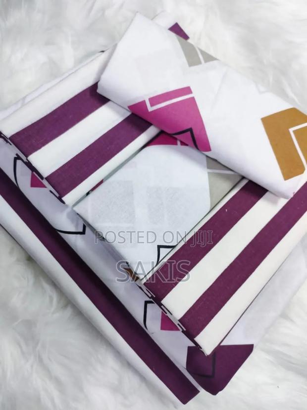 2 Cotton Bedsheets+4 Pillow Cases. 6ft X 7ft. Free Delivery