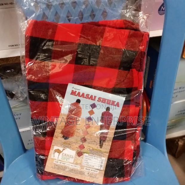 Maasai Fabric Shuka, African Maasai Shuka - thumbnail 2