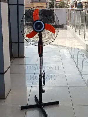 Mika Stand Fan 16"Black Orange