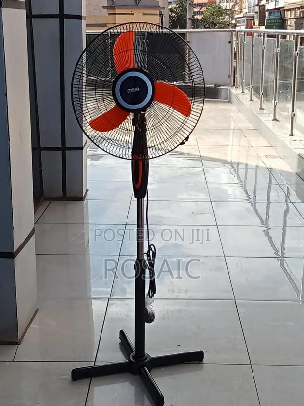 Mika Stand Fan 16"Black Orange - main view