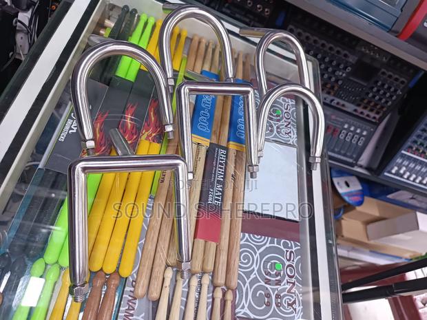 Presidential Chrome 2 Microphone Holder Stand - main view