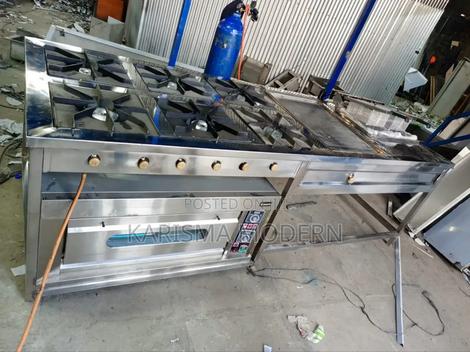Modernized Stainless Steel Combined Cooker