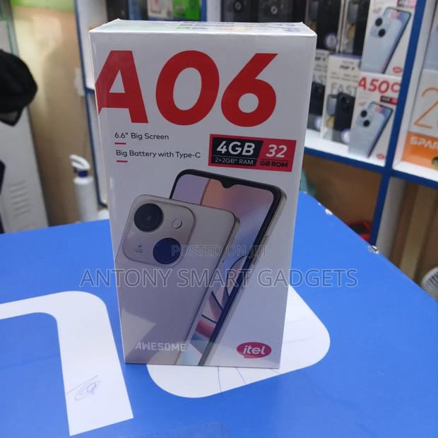 New Itel A06 32 GB Black - main view