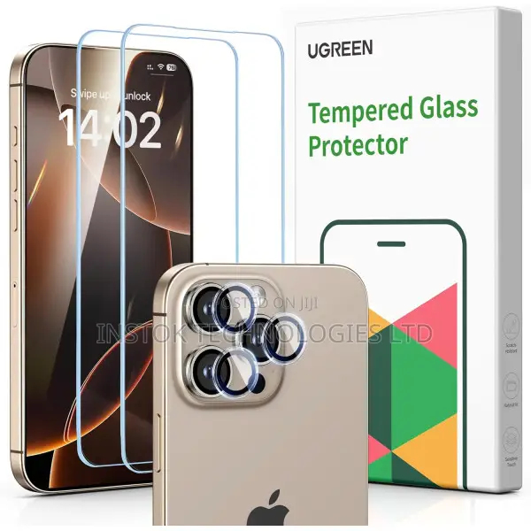 Ugreen iPhone 16 Pro Max 2-Pack Screen Lens Protector
