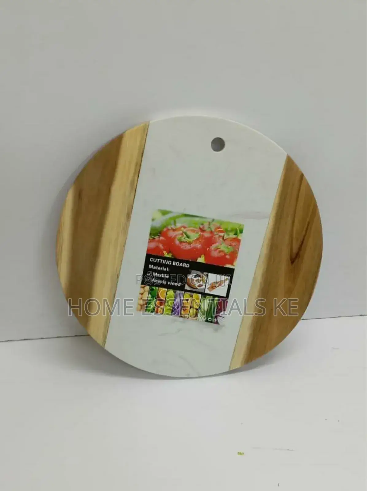 Cutting Marble Board Stone + Acacia or Serving Tray.