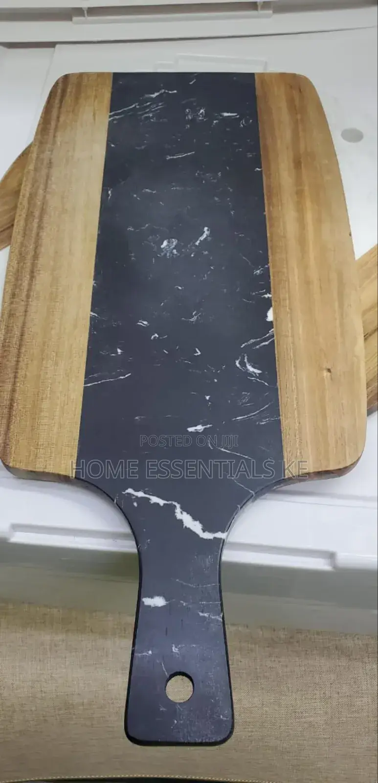 Cutting Marble Board Stone + Acacia or Serving Tray.