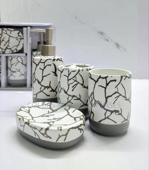 *Marble Profile Ceramic 4in1 Bathroom Set - thumbnail 2