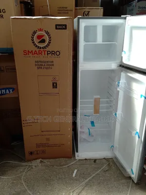 Smartpro Double Door Refrigerator-210l(5yrs Warranty)