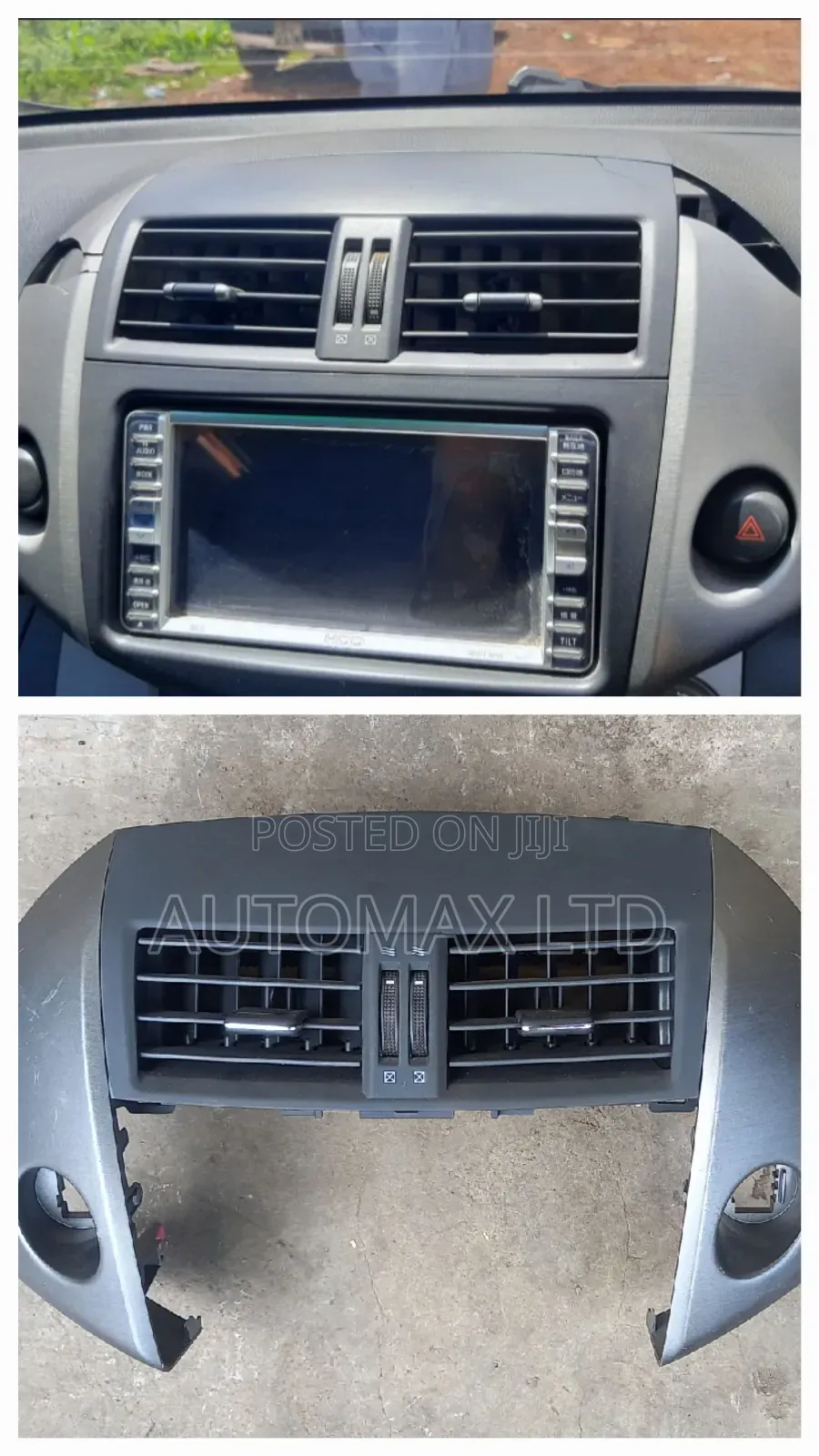 Toyota Rav4/Vanguard. Dashboard Vent+Side Finishers Ex-Japan