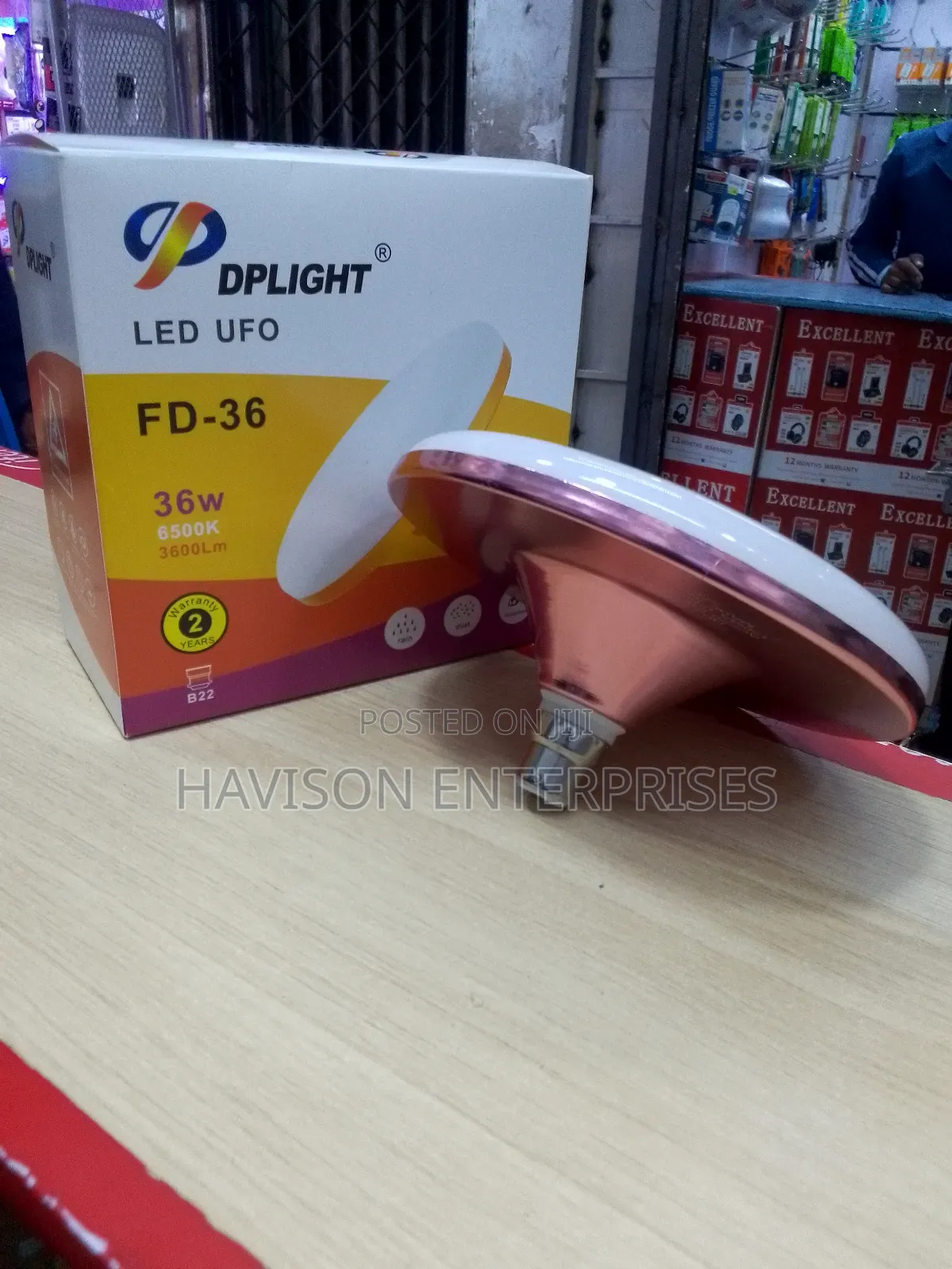 36W "Plate" Bulb