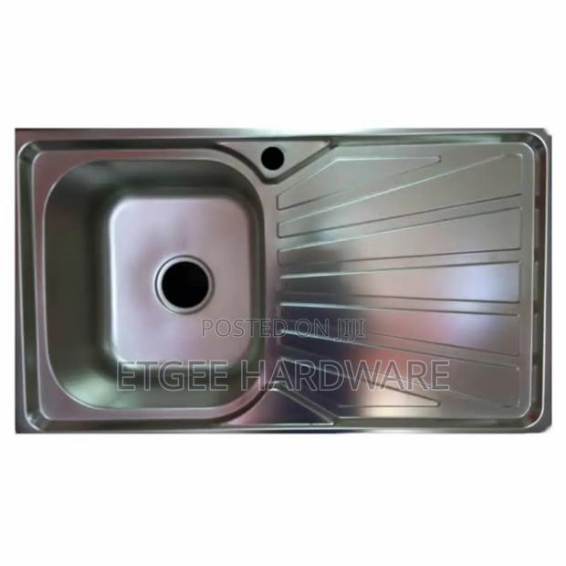 Single Bowl Single Drain Kitchen Sink Heavy Guage Frencia