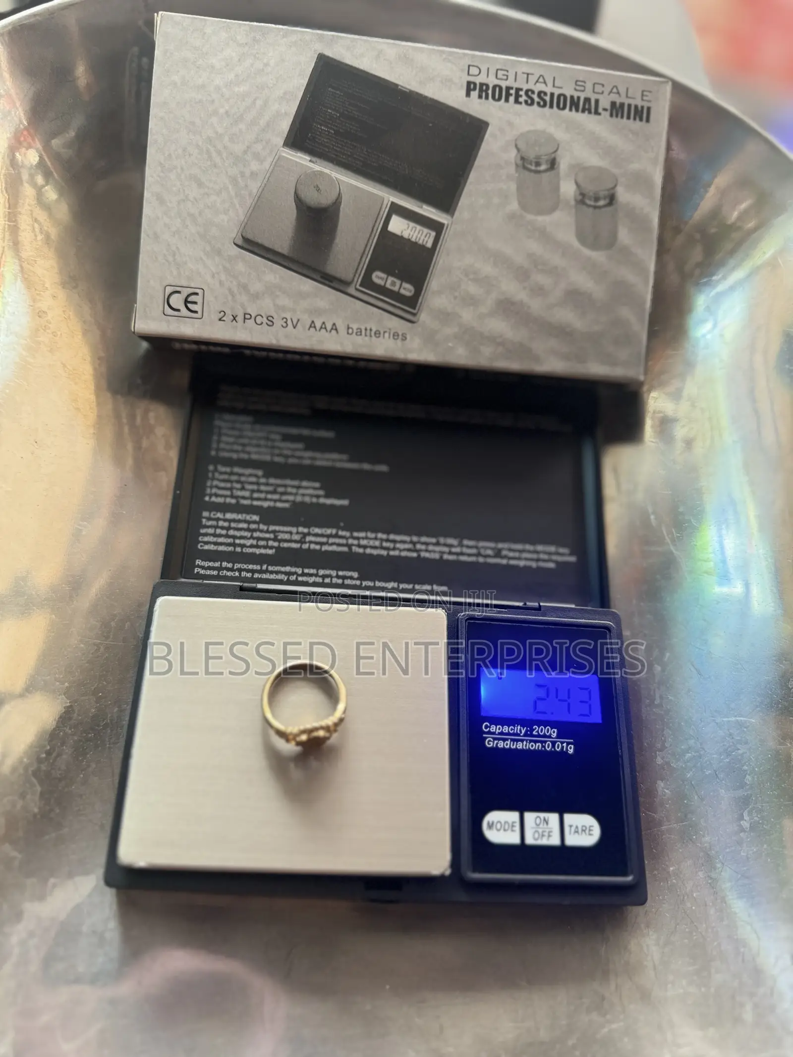 Digital Weighing Scale 500g/ Digital Grams Scale Available