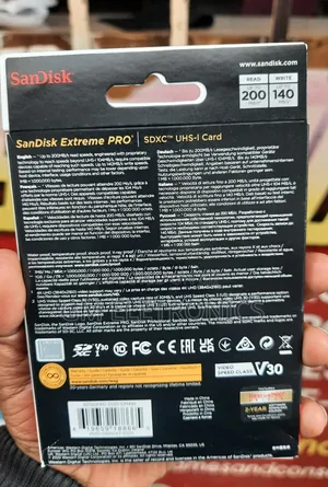 Original 512GB Extreme PRO UHS-I SDXC Memory Card