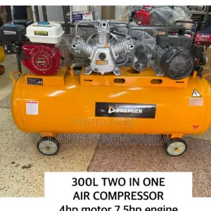 New 300L Two in One Air Compressor 4hp Motor