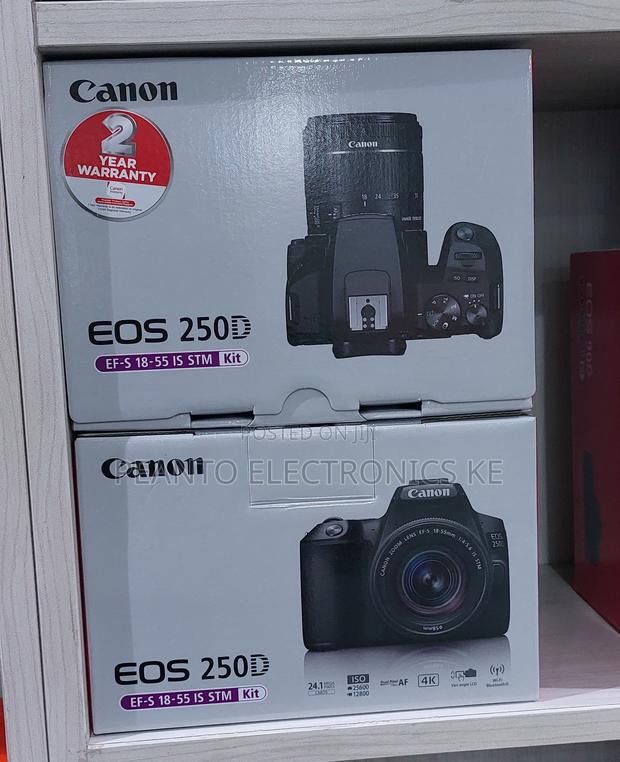 Canon Eos 250d DSLR Camera With 18-55mm F/4-5.6 Is STM Lens