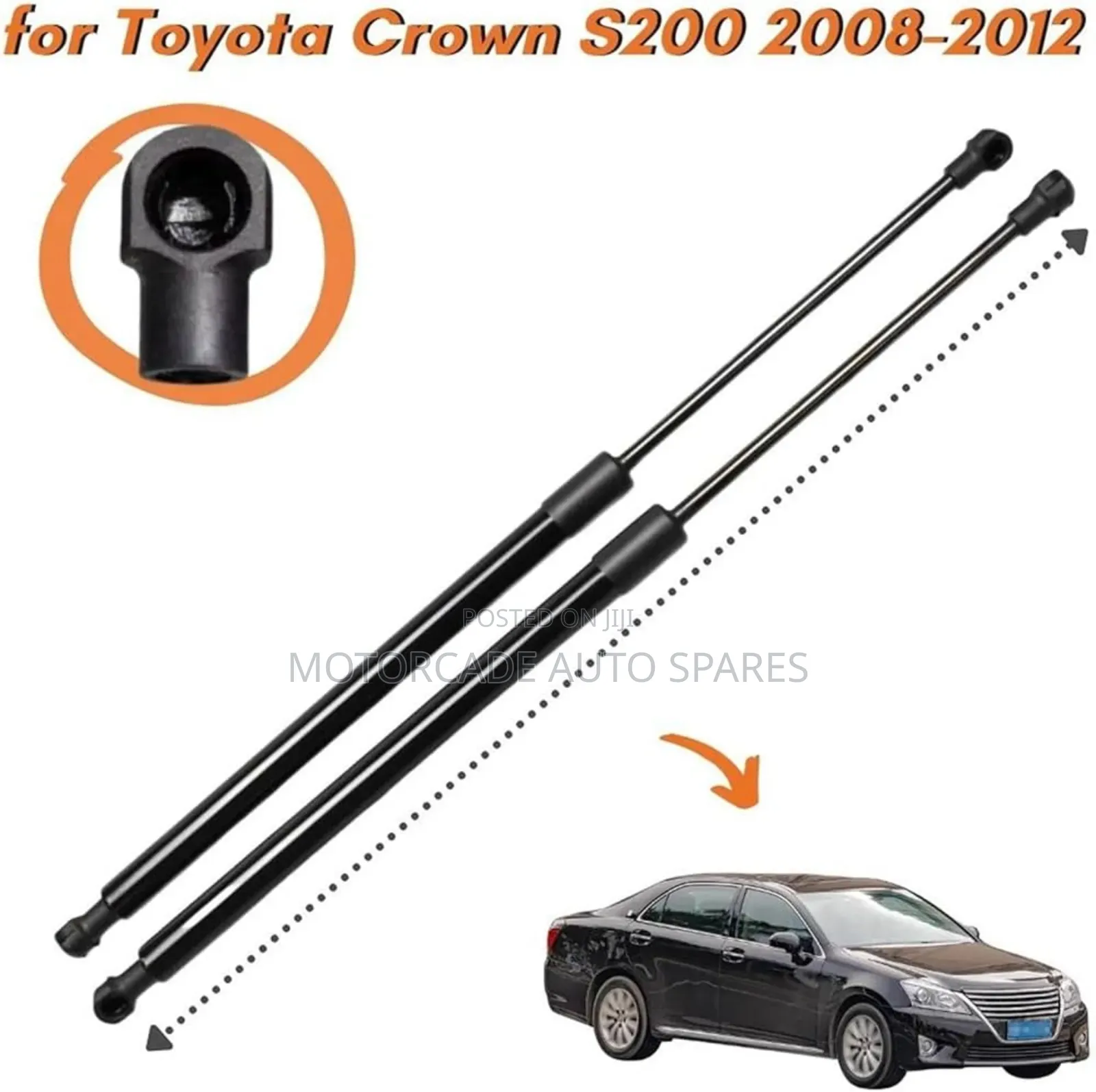 Toyota Crown Bonnet Shocks Set