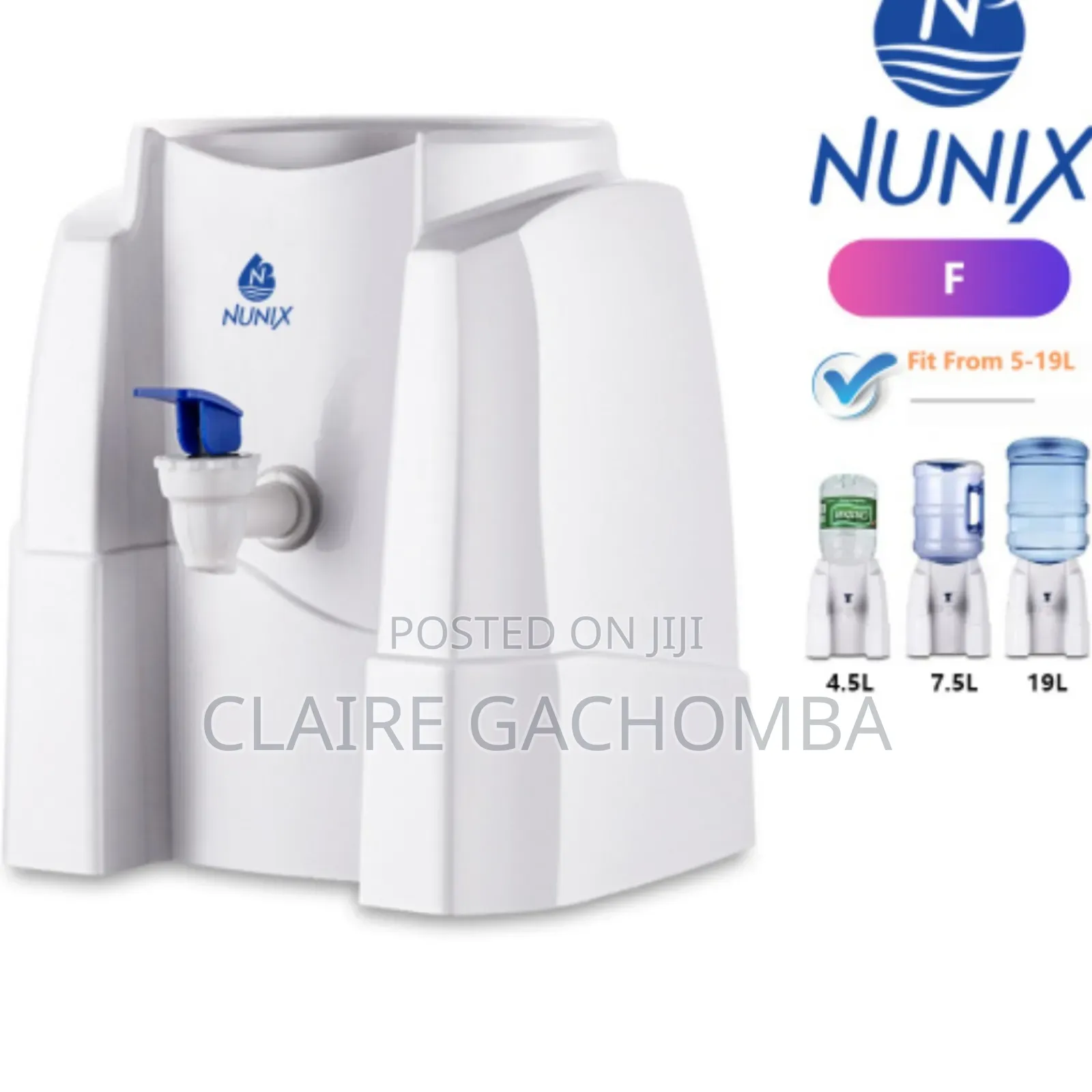Nunix Single Tap Table Top Water Dispenser