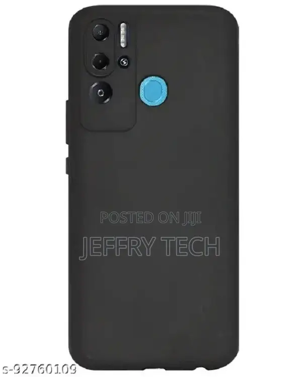 Silicone Case Back Cover for Tecno Pova Neo - Black
