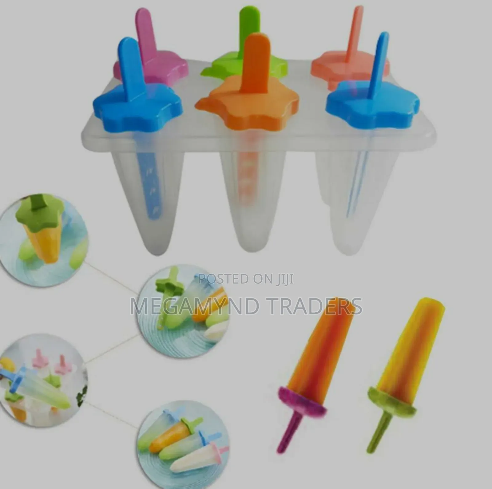 6 in 1 Popsicle Moulds/Ice Cream Maker