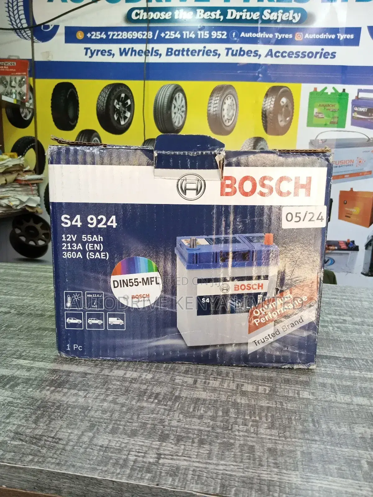 DIN55L Bosch Car Battery