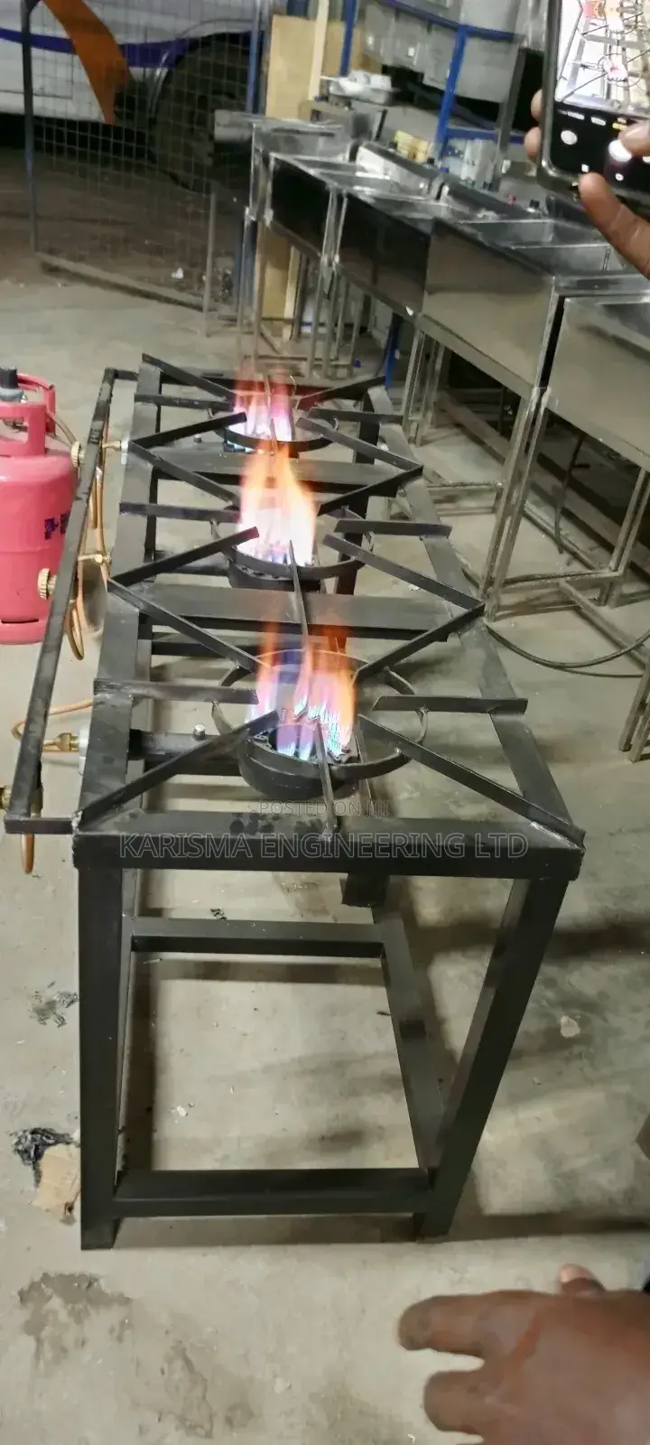Best Best Mild Steel 3 Gas Burner