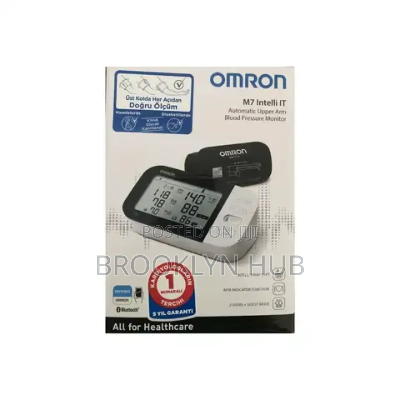 Omron M7 Intelli It Blood Pressure Monitor (Dual Screen)