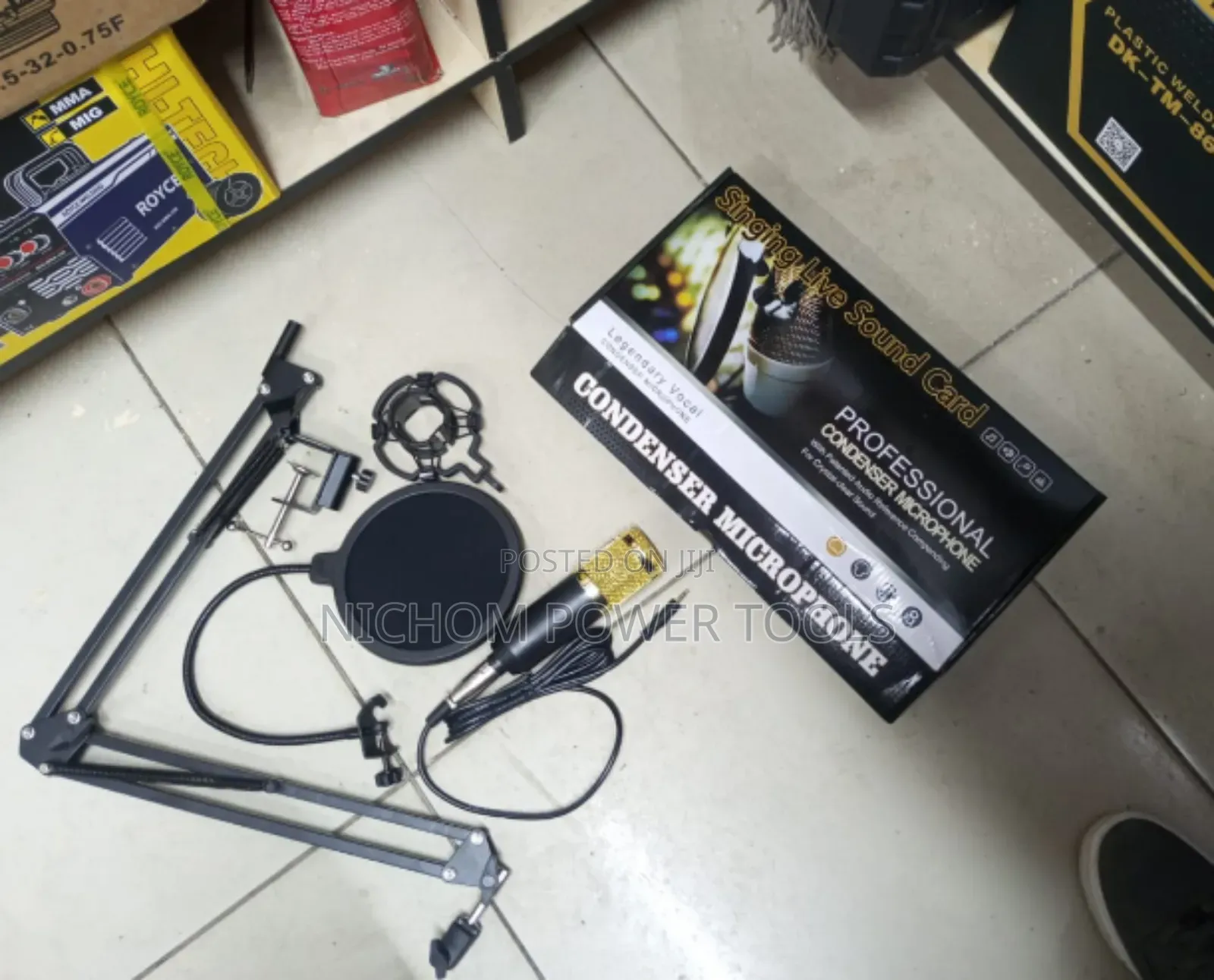 Condenser Microphone Set
Without Sound Card